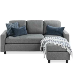Best Choice Products Upholstered Sectional Sofa Couch W/ Chaise Lounge, 3-Seat Design, Ottoman Bench 25 Best Choice Products Upholstered Sectional Sofa Couch W/ Chaise Lounge, 3-Seat Design, Ottoman Bench -Lush Living Store GUEST 556d13d4 769b 41cb bd14 b4f71102759f