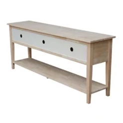 Concepts TV Stand For TVs Up To 80" Light Brown - International Concepts -Lush Living Store GUEST 55e83309 bef1 40c7 ba8d b93e0fd5bda0