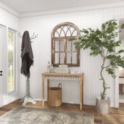 Large Farmhouse Wood Console Table Brown - Olivia & May 27 Large Farmhouse Wood Console Table Brown - Olivia & May -Lush Living Store GUEST 568d76ea 7db5 45d5 8e0a 5dbdf5b8723c