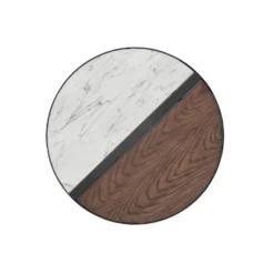 Rivendell Side Table Walnut/White - Linon -Lush Living Store GUEST 56bdd051 06ce 4a69 9e66 0eba2c9f254e