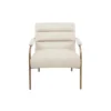 Abbot Upholstered Open Arm Metal Leg Accent Chair Beige - Madison Park -Lush Living Store GUEST 56d19d0b 59ab 4a19 aaeb 7e91ebe37856