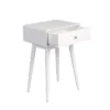 Rory One Drawer Side Table White - Adore Decor -Lush Living Store GUEST 57307e6d 9937 488c 9f36 ad5c42d0bb59