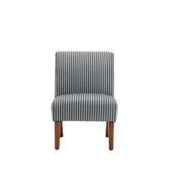 Armless Slipper Accent Chair Striped - WOVENBYRD -Lush Living Store GUEST 57c853f8 0bb6 4b8e 821e ff19e3e49972