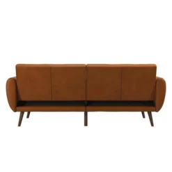 Brittany Futon Convertible Sofa Faux Leather - Novogratz -Lush Living Store GUEST 57cb9ec3 2a7f 4048 83b6 9563d0655d26