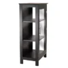 Poppy Display Curio Cabinet With Glass Door Wood/Black - Winsome -Lush Living Store GUEST 58131749 46ec 4948 b3b0 0e98c657d6bb