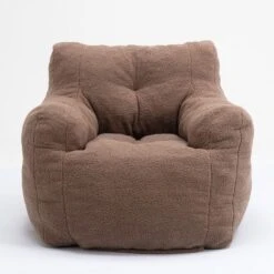 Panpan Bean Bag Chairs With Memory Foam,37" W Faux Fur Teddy Bean Bag Chair,Fluffy Lazy Sofa-The Pop Maison -Lush Living Store GUEST 58155ee5 f180 4ad4 a03a 7cf277b027db