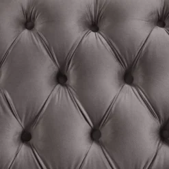 Pernice Button Tufted Chenille Loveseat Gray - HOMES: Inside + Out -Lush Living Store GUEST 5885ce8d 3fc5 459f 9474 98dc47d31b02