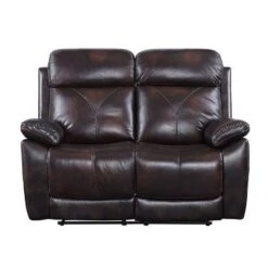 57" Perfiel Two-Tone Grain Leather Loveseat Dark Brown - Acme Furniture 13 57" Perfiel Two-Tone Grain Leather Loveseat Dark Brown - Acme Furniture -Lush Living Store GUEST 58ba19dd 4947 45dd 9941 1e3a04adc55b