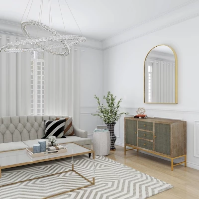 Contemporary Metal Cabinet Brown - Olivia & May 16 Contemporary Metal Cabinet Brown - Olivia & May - Image 14