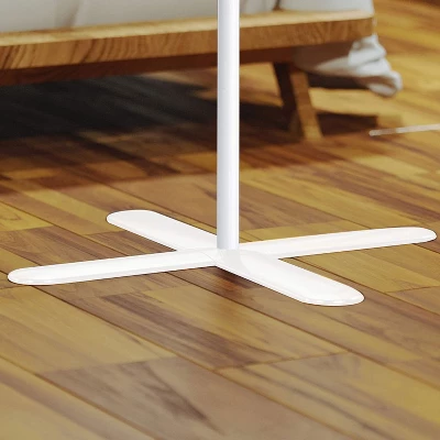 RoomDividersNow End2End Portable Alloy Steel Freestanding Stand, White 5 RoomDividersNow End2End Portable Alloy Steel Freestanding Stand, White - Image 3