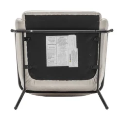 Modern Barrel Chair With Metal Base Faux Leather - WOVENBYRD -Lush Living Store GUEST 596f3f54 0a6a 4c2f bd11 80d1f2114246