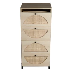 Set Of 2, Natural Rattan Cabinets With 4 Drawers - ModernLuxe -Lush Living Store GUEST 5985957b ab38 4291 bec7 05cc49596c2c