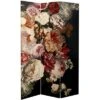71" Double Sided Vintage Flowers Canvas Room Divider - Oriental Furniture -Lush Living Store GUEST 5a06ec9a 1e6d 4dab 96f6 f04815bb1143