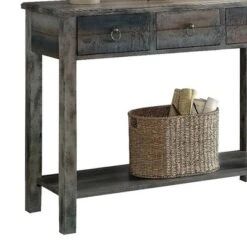 Console Table Oak Teal - Acme Furniture -Lush Living Store GUEST 5af5d455 0652 4755 bda9 c6436a254dc2