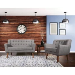 Mill Lane Loveseat With Coffee Legs - OSP Home Furnishings -Lush Living Store GUEST 5b0ce391 3b7f 4f92 9a3d 2a67c0779737