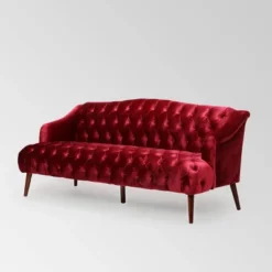 Adelia Modern Glam Tufted Velvet Sofa - Christopher Knight Home -Lush Living Store GUEST 5b160f73 a46a 424d a3fc 0759df200f76