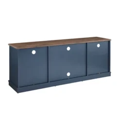 58" TV Stand For TVs Up To 64" Navy/Walnut - Home Essentials -Lush Living Store GUEST 5b5de2ff 748e 42c2 9c32 e9cd64e6eb2e