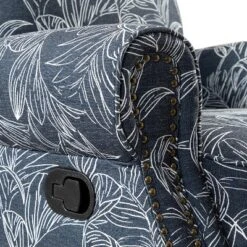 Pablo Traditional-normal Manual Swivel Glider Recliner With Nailhead Trims For Living Room | KARAT HOME -Lush Living Store GUEST 5b7600c7 4431 4e13 8a48 d152a970311f