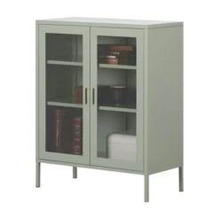 Crea Metal Mesh 2 Door Accent Cabinet - South Shore -Lush Living Store GUEST 5ba6ef22 3fc3 4c88 815c 9bda0aa3fed9
