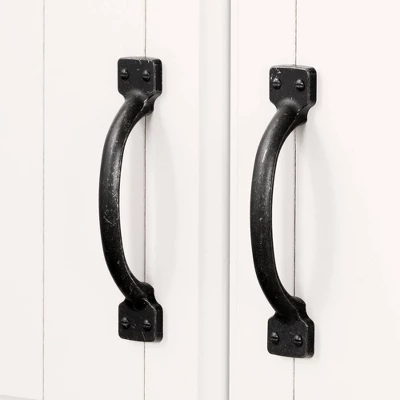 Farnel 4 Door Storage Cabinet Pure White - South Shore 5 Farnel 4 Door Storage Cabinet Pure White - South Shore - Image 3