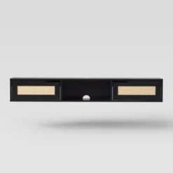 Modern Boho Floating TV Stand For TVs Up To 65" With Rattan Doors - Saracina Home 28 Modern Boho Floating TV Stand For TVs Up To 65" With Rattan Doors - Saracina Home -Lush Living Store GUEST 5c5da2f8 f207 45f0 8aa1 950d825c82f9