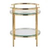 Rhonda Side Table Gold/Clear Glass - LumiSource 2 Rhonda Side Table Gold/Clear Glass - LumiSource -Lush Living Store GUEST 5c863921 dfbb 4ae9 a44a 22afdee86b56