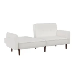 Convertible Futon Sofa Bed With Wooden Legs - ModernLuxe -Lush Living Store GUEST 5ceb0647 7da9 493f bc1f e346152b03ce
