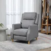 HOMCOM Contemporary Manual Recliner Chair With Footrest, Sofa Armchair For Living Room Bedroom, Gray -Lush Living Store GUEST 5d6acb58 8f18 4799 81f3 53ee9c89cbfe
