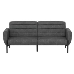 Ash Futon Distressed Faux Leather - Room & Joy -Lush Living Store GUEST 5dbb0a87 63db 4bcf b379 6f4d839a9dfd