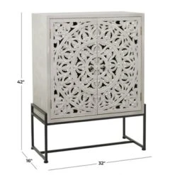 42" X 30" Traditional Wood Cabinet - Olivia & May -Lush Living Store GUEST 5dd9208b 6a7d 4c7d 9b7a 554ba0617018