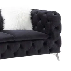 68" Phifina Sofa Black Velvet - Acme Furniture -Lush Living Store GUEST 5de2c5b0 85b3 48d5 8c17 3f4a557780e0