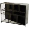 Industrial Mesh Metal Console Table Black - Olivia & May 1 Industrial Mesh Metal Console Table Black - Olivia & May -Lush Living Store GUEST 5e0907c2 23a5 4f76 9484 c92f6bee2f54