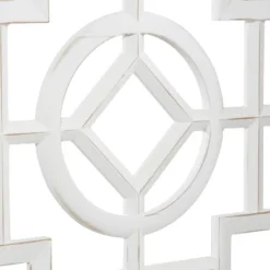 Farmhouse Wood Patterned Room Divider Screen White - Olivia & May -Lush Living Store GUEST 5f0e8220 507a 42ae a231 d0c2a0098ab4