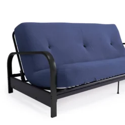 Full Axton Metal Arm Futon Frame With Mattress - Room & Joy -Lush Living Store GUEST 5f4d19ec 02f6 478d b11c 542a58db0bf0