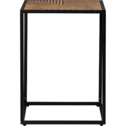 Julian Modern Side Table Black - Adore Decor