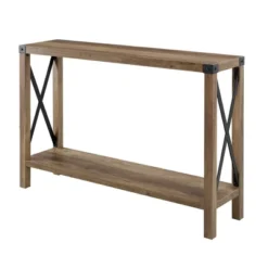Sophie Rustic Industrial X Frame Entry Table - Saracina Home -Lush Living Store GUEST 6004cebb 134c 4f3e a552 7a10428fe1f3