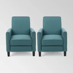 Set Of 2 Darvis Contemporary Recliners - Christopher Knight Home 18 Set Of 2 Darvis Contemporary Recliners - Christopher Knight Home -Lush Living Store GUEST 6057742a 2421 4f8a ba77 46cec02c137e