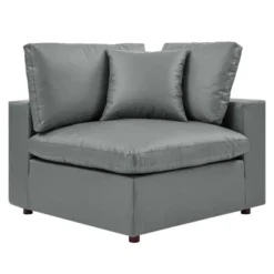 Commix Down Filled Overstuffed Vegan Leather 4 Seater Sofa - Modway -Lush Living Store GUEST 60601c2d e1a1 40ac a351 f0d8bf951114