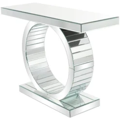 Glam Glass Console Table Silver - Olivia & May 11 Glam Glass Console Table Silver - Olivia & May -Lush Living Store GUEST 60feb0a0 6f38 48fb 8675 b4fba3b21d9e