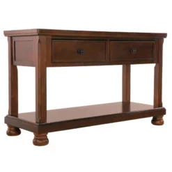 Porter Sofa-Console Table Rustic Brown - Signature Design By Ashley -Lush Living Store GUEST 61550f43 24e1 4d1a 95ac b3df03acc49d