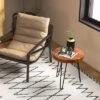 Costway Round End Table Accent Side Table Reclaimed Teak Wood Plant Stand Patio Rustic -Lush Living Store GUEST 61570dff 017f 43c1 84d8 ed8c293e49f8