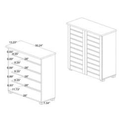 Adalwin Wood 2 Door Cabinet Oak Brown - Baxton Studio -Lush Living Store GUEST 61e2ab3c 739f 4888 9b89 3b22c33e7695