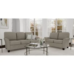 Lorena Upholstered Loveseat Greige - Hillsdale Furniture 14 Lorena Upholstered Loveseat Greige - Hillsdale Furniture -Lush Living Store GUEST 61fe965b e2ed 4f96 868f da7f9a0e9c94