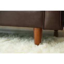Hobbes Mid-Century Leather Sofa - Abbyson Living -Lush Living Store GUEST 6204c2c4 e9fd 4081 ad47 b4e313236d3a