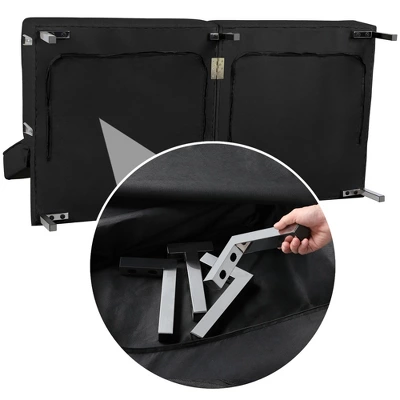 Yaheetech Fabric Futon Sofa Bed With Armrest Adjustable Backrest For Living Room 8 Yaheetech Fabric Futon Sofa Bed With Armrest Adjustable Backrest For Living Room - Image 6