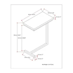 Bryant C Side Table Cognac Brown - WyndenHall -Lush Living Store GUEST 620d0339 78d0 4596 a68a 3150ef9d7539