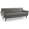 Engage Top-Grain Leather Lounge Living Room Sofa - Modway