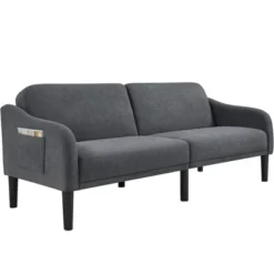 Yaheetech Upholstered Convertible Sofa Bed Futon With Adjustable Split Back -Lush Living Store GUEST 62457de5 fef4 4972 8b5d d0fbe2dbe432