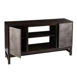 Tifchar Storage Media Cabinet Brown/Antique Silver - Aiden Lane -Lush Living Store GUEST 62dcd00e 86bf 4baa 92b1 c236e27eec54
