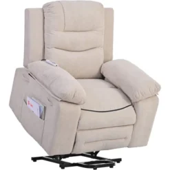 Electric Lift Recliner With Adjustable Massage, Heating Function, Infinity Positions And Side Pockets - ModernLuxe -Lush Living Store GUEST 633b7d1d 77bd 4624 bc3c d465c26b88b4